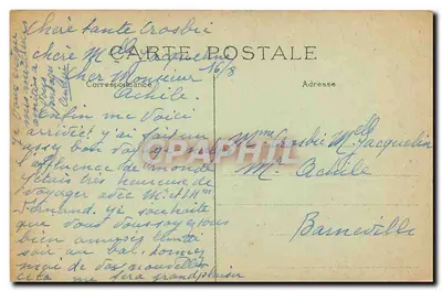 Paris (7e) — Câmara dos Deputados — Velho Palácio da Duquesa de Bourbon — J. H. — Verso