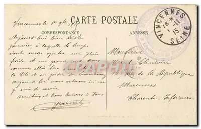 Paris (Xe) — The Boulevard and the Porte Saint-Denis — LL. — N° 104 — Back
