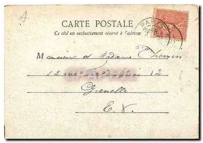 Paris — O Monumento de Étienne Dolet — Editor não visível — Verso
