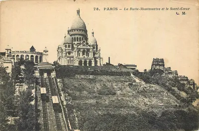 Paris — La Butte-Montmartre e o Sacré-Cœur — C. M. n°78