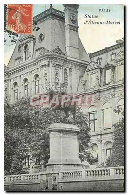 Estátua de Étienne-Marcel — Paris — editor desconhecido
