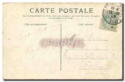 Parijs — Boulevard Bonne-Nouvelle — onbekende uitgever — Achterkant