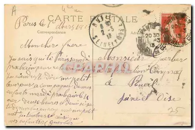 París — Plaza del Parvis Notre-Dame — Hôtel-Dieu y Notre-Dame. J.H. n°472 — Reverso