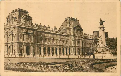 Jardim das Tuileries — Pavilhão de Rohan e Monumento de Gambetta — As Edições de Arte Vérité