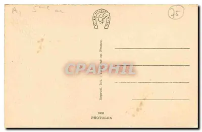 Paryż. Panthéon — widok ulicy z drzewem na pierwszym planie — Photolux, nr 1088 — Rewers