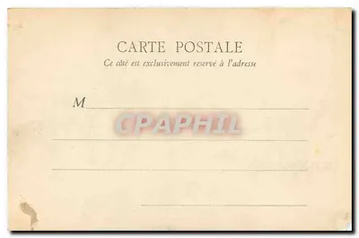 Bilhete postal antigo Paris O Bois de Boulogne no Outono Croix Catelan — Verso