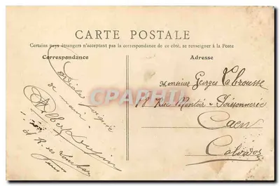 Avenida dos Campos Elísios — Paris — B.F. Paris, n°71 — Verso