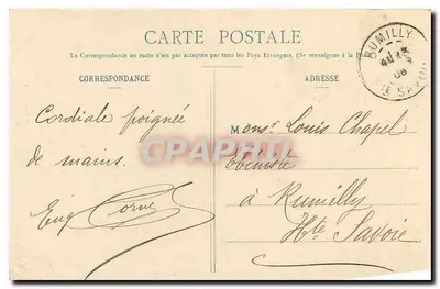 Paris - O Hotel dos Invalidos — A. Taride, Paris — Verso