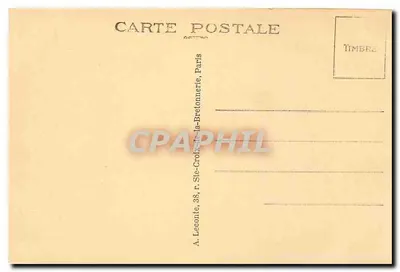 Paris - Porta Saint-Martin - Porta de São Martinho — editor A. Leconte, Paris — Verso