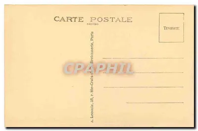 Paris - O Boulevard dos Italianos e o Boulevard Haussmann — A. Leconte, 38, r. Ste-Croix-de-la-Bretonnerie, Paris — Verso