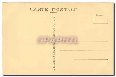 Paryż — Arc de Triomphe du Carrousel — wydawca A. Leconte, Paryż — Rewers
