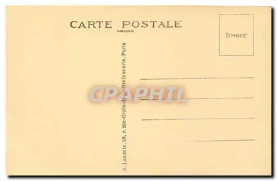 PARIS - Perspektywa na Louvre — Widok na Louvre — A. Leconte, 38, rue Ste-Croix-de-la-Bretonnerie, Paris — Rewers