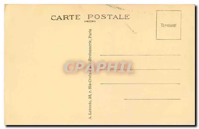 Paris - Grand Palais - O Grande Palácio — editor A. Lecointe, Paris — Verso