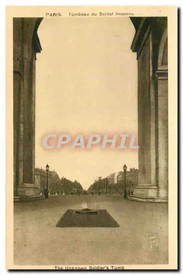 Paris. Túmulo do Soldado Desconhecido — editor A. Leconte, Paris