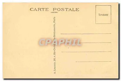 Paryż — Widok Place de la Bastille — kolumna Bastille z statuą, wydawca A. Leconte, nr 717 — Rewers