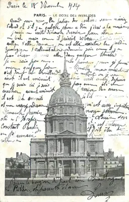 Paris — O Dôme dos Invalides — editor não visível