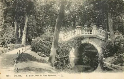 Paris — O Pequeno Ponte do Parc Monceau — LL. — n° 1121
