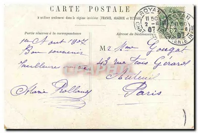Royan-les-Bains — Het Casino van Foncillon — H.L. 1 — Achterkant