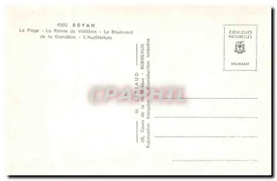 Royan — Plaża, Wyspa Vallières, Audytorium — Deriaud — Rewers