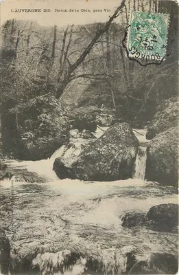 Ravin da Cère, perto de Vic — L'Auvergne 210 — editor não identificado