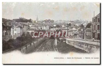 Angoulême — Linha de Cordeaux — Entrada do túnel
