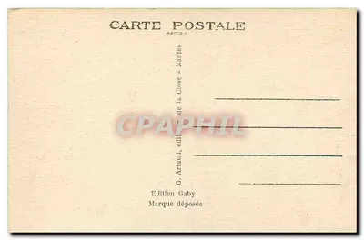 Bilhete postal antigo Saint Flour Cantal La Ville Haute — Verso