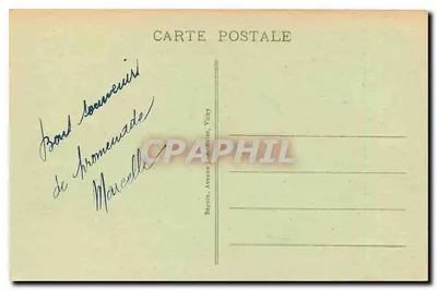 Le Lioran - Vista geral — A Auvergne pitoresca — Editor Ideal, n° 7151 — Verso