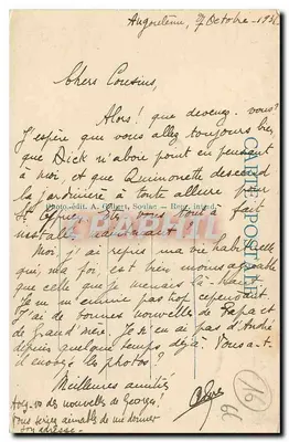 Angoulême — Hotel de Ville e novo Square — A.G.A. 5000 — Verso