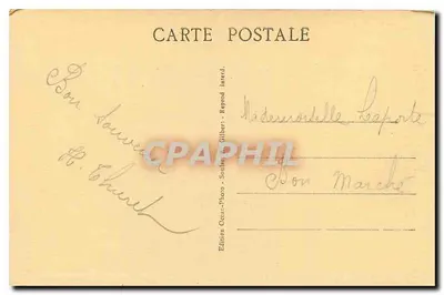 Angoulême - A Rua St-Ausone - Entrada do Jardim Verde e um Canto do Muro ao Sul — Verso