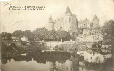 LA ROCHEFOUCAULD — O Castelo e o Ponte da Tardoire — F. BRAIN, Photo-Déiteur, Charente