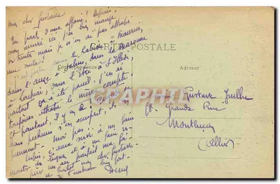 A Auvergne — Ponte de Lanau d'Arches — A Auvergne 756 — Verso