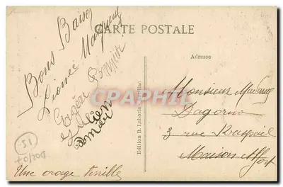 Vale da Rhue - Le Recher dos Falsificadores — O Cantal Pitoresco, n°1118 — Verso