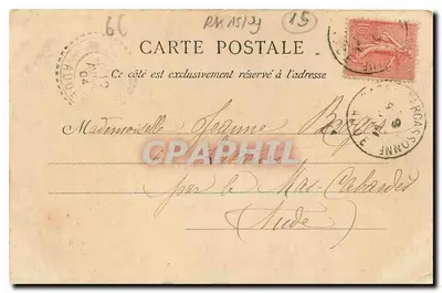 Aurillac — O Castelo de Saint-Etienne — A Auvergne pitoresca — Verso