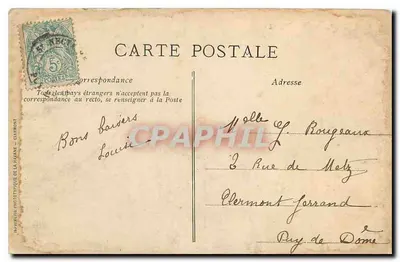 Saint-Nectaire — Hotel du Parc — Piękna Auvergne — Rewers