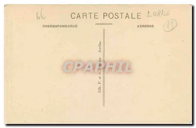 Salers - Igreja do século XIII com portal estilo romano — Cantal - A mais antiga e pitoresca cidade da Auvergne — Verso
