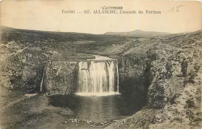 Cantal — Cachoeira de Verines — A Auvergne, n° 237