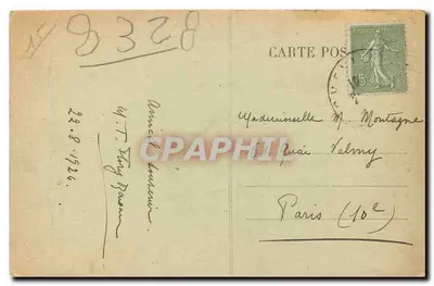 Cantal — Cachoeira de Verines — A Auvergne, n° 237 — Verso