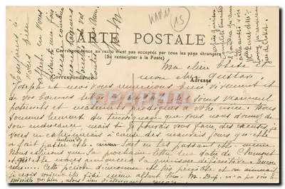 Castelo de Pestel — Cantal — A Auvergne (lado Oeste) — Pochmuntre 417 — Verso