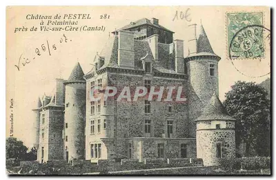 Zamek w PESTEL — obok Polminiac (Cantal) — L'Hirondelle, Paryż, nr 281