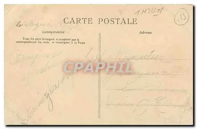 Estátua Colossal da Virgem Mãe no Rocher de Bonnevie — L'Auvergne Murat, San-Genis (Loir) — Verso