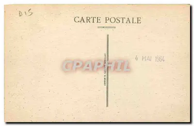 Castillo de Pestells — Vista General en Polminhac — Edición B. Labrune, Milliac — Reverso