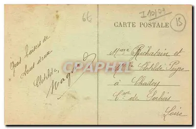 Salers (Cantal) — O Sino — L'Auvergne 171 — Verso