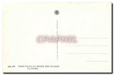 Trouville-la-Reine-des-Plages — A Piscina — Editor: Les Arts Photographique, Paris — Verso