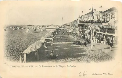 TROUVILLE-sur-MER — A Promenade da Praia e o Cassino — Collections ND. Fot. n°118