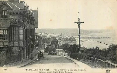 Trouville-sur-Mer — Vista geral tirada do Calvaire — JHOE. n° 511