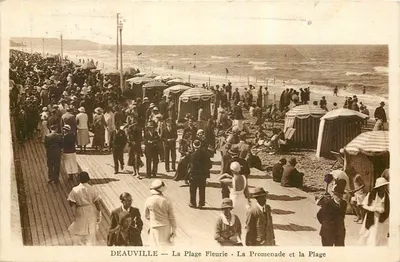 Deauville — A Praia Florida — A Promenade e a Praia — Royal Photo Deauville