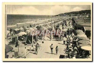 Deauville-la-Plage e o Bar do Sol — As Planches — Editor: J.E. & A. Photomécanique, Paris