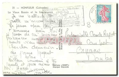 Honfleur — Stary Port i Komendanta — Wydawnictwo Gaby — Rewers