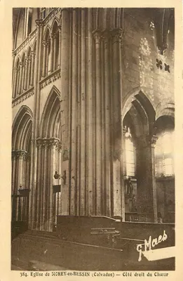 Igreja de NÔREY-en-BESSIN (Calvados) — Lado direito do Coro — G. Maes