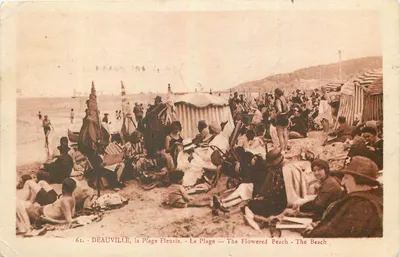 Deauville, a Praia das Flores — A Praia — The Flowered Beach — The Beach — Edição 'La Cigogne' n°61